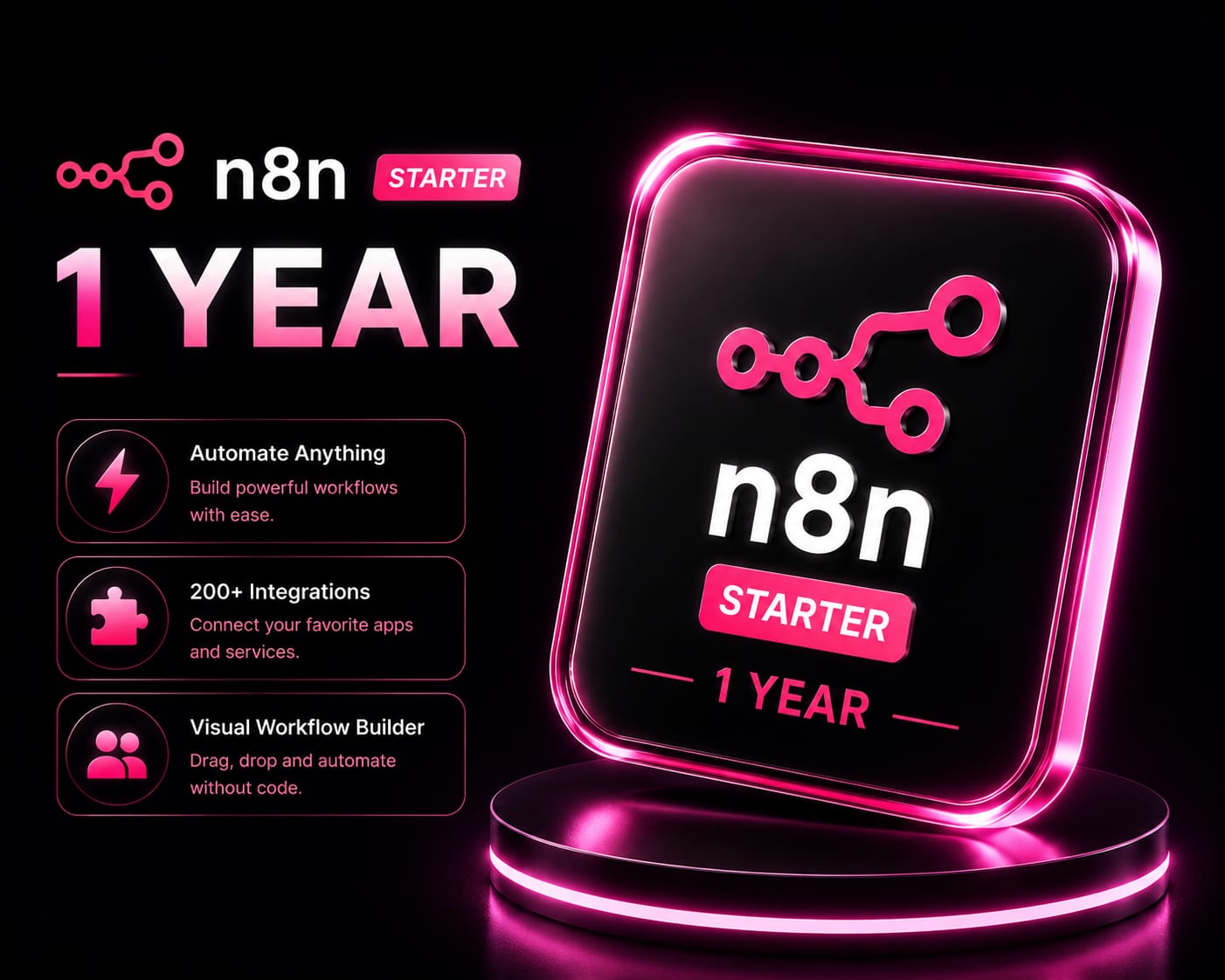N8N Starter 1 Year